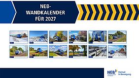 NEB-Wandkalender 2027 - Vorschau Innenseiten