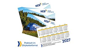 NEB-Taschenkalender 2027 - Vorder- und Rückseite