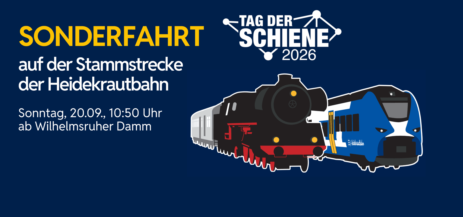 Sonderfahrt, 20.09. | Tag der Schiene