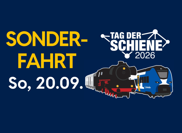 Sonderfahrt am 20.09. zum Tag der Schiene
